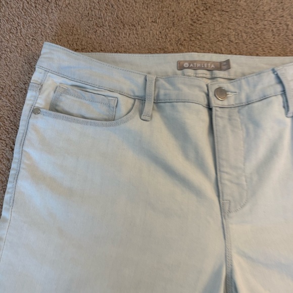 Athleta Sculptek Light Blue Denim Jeans 16 - Picture 2 of 11
